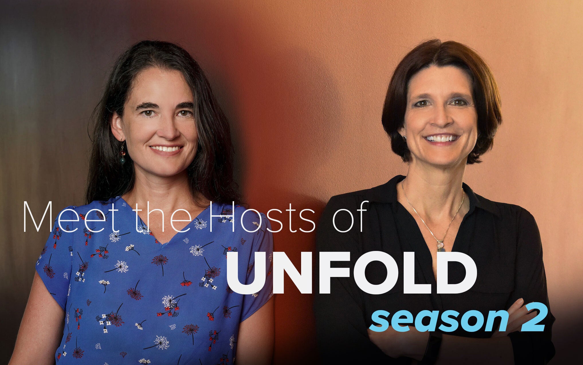Portraits of 春色视频 Unfold Podcast Season 2 Hosts Amy Quinton and Kat Kerlin